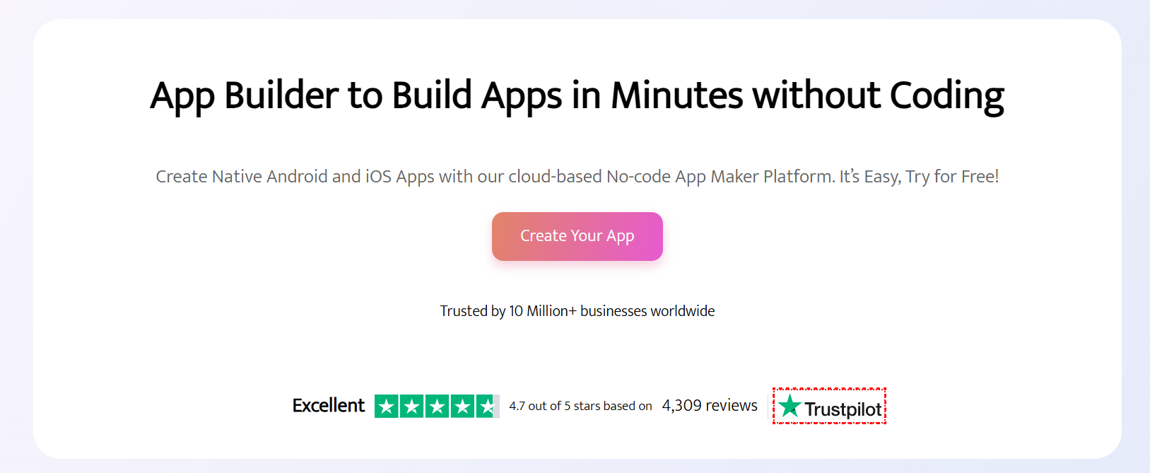 App Builder  screenshot and logo